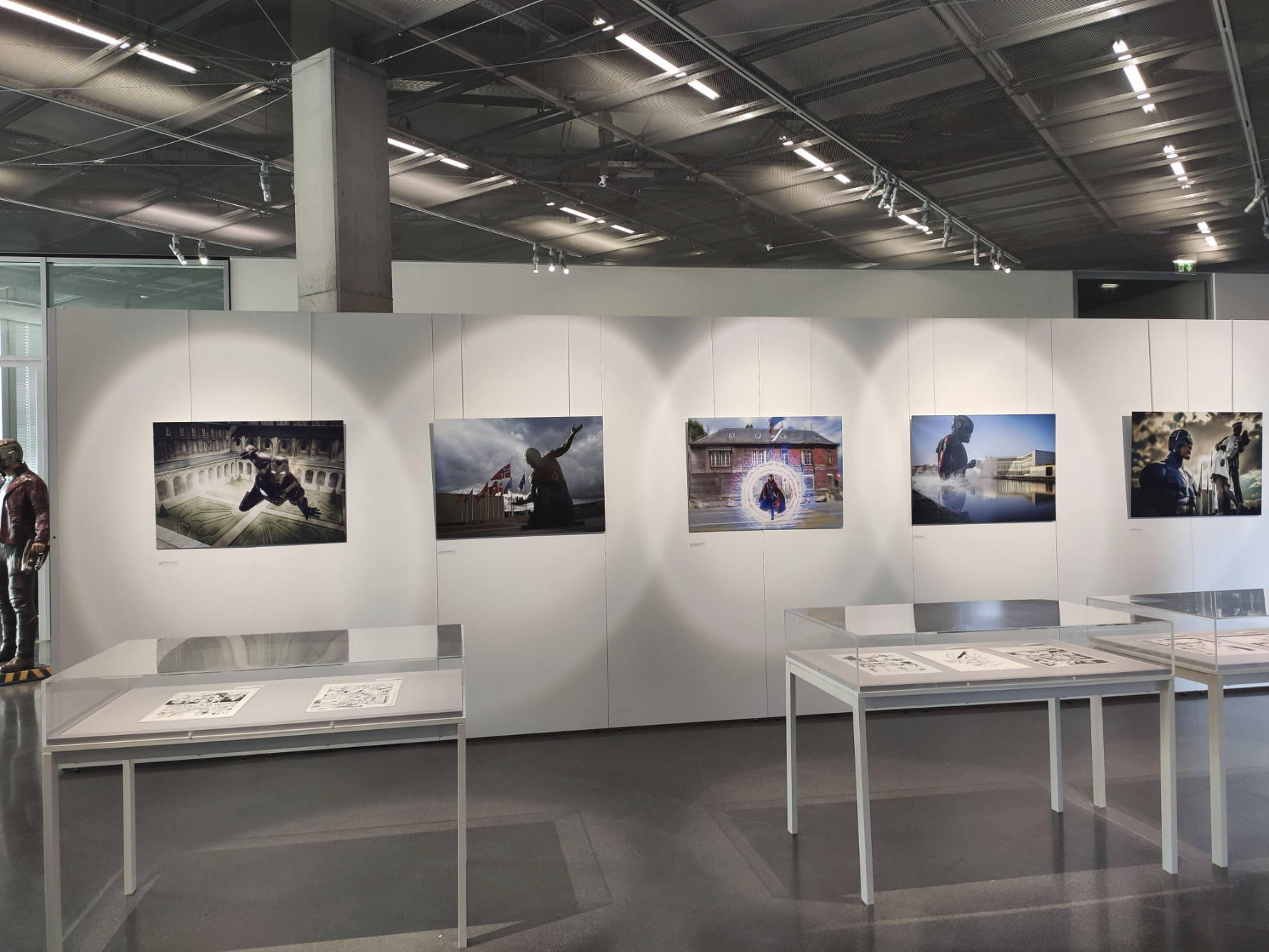 Photos de l'exposition — Les Super-Héros débarquent à Caen