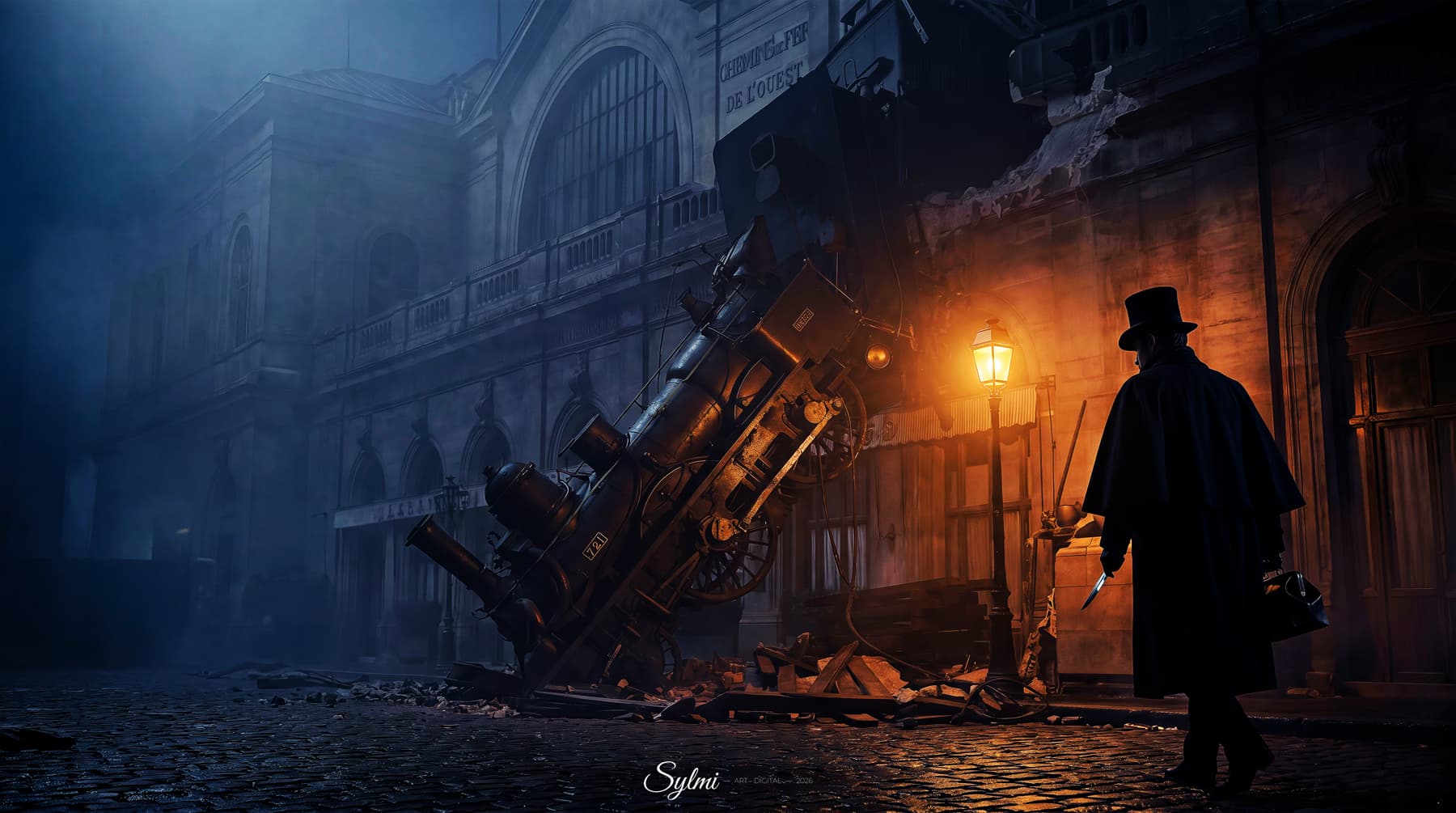 Jack the Ripper — sylmi-art-photo-jack-leventreur-train-montparnasse-02-1895 par Sylmi